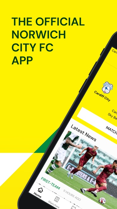 Norwich City FC Screenshot