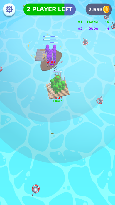 Raft Sea Wars io - Boat Battle Screenshot