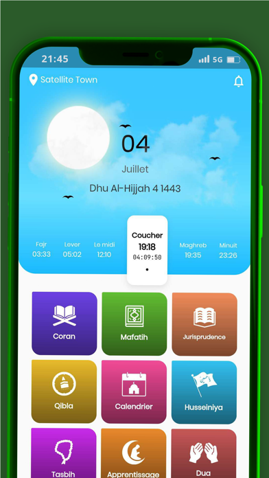 313 AIF : Coran Dua Calendrier Screenshot