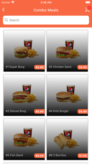 SUPER BURGER App Screenshot
