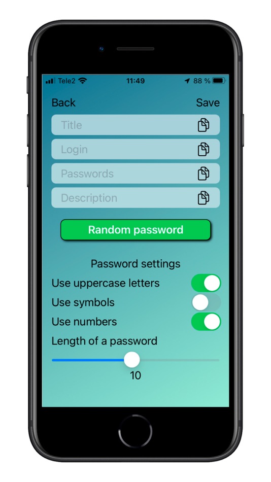 #4. PasswordSafe - passwords (iOS) 由: Danil Chaparov