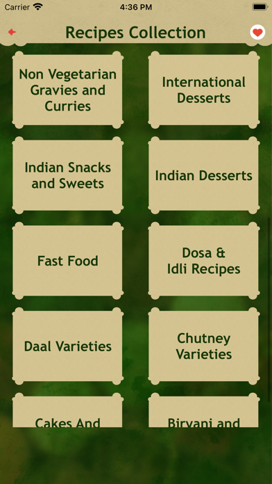 Indian Recipes Biryani Pulav Screenshot