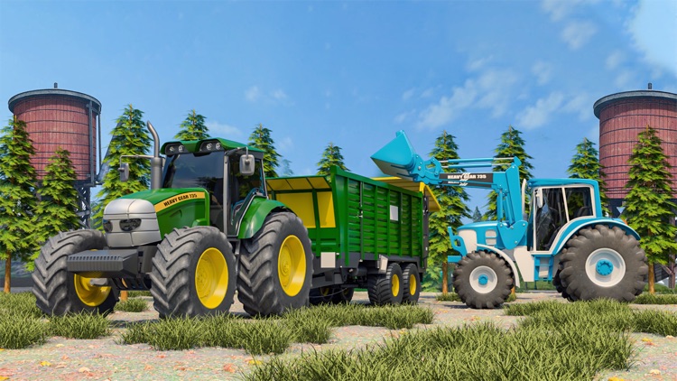US Tractor Trolley Farming Sim