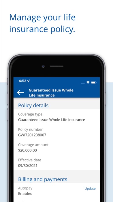 Screenshot 3 of AAA Life Mobile App