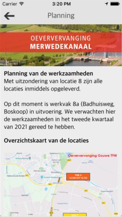 Oeververvanging Merwedekanaal Screenshot