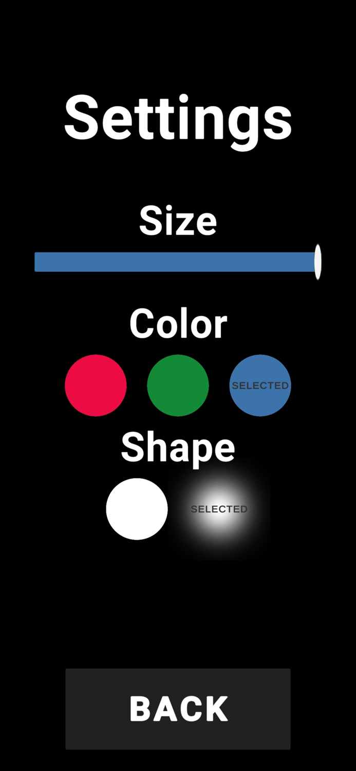 Red Dot For Cats Full Screen