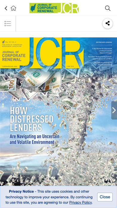 Journal of Corporate Renewal Screenshot