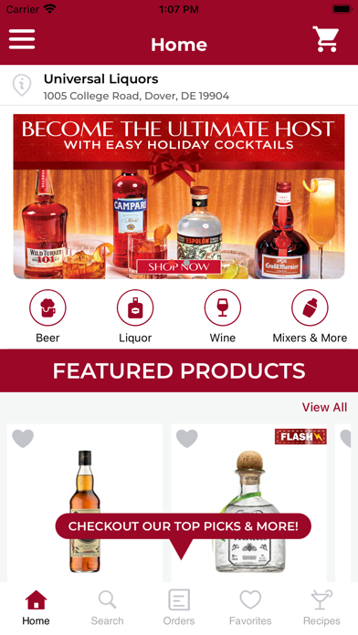 Universal Liquors Screenshot