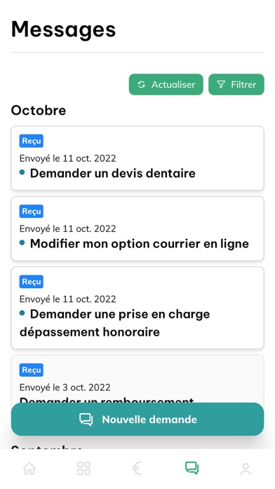 Mutuelle Ensemble Screenshot