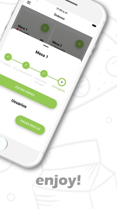 RiceApp - Waiter Screenshot