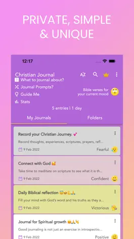 Game screenshot Christian Journal -Bible& More hack