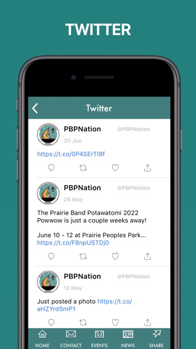 Prairie Band Potawatomi Nation Screenshot