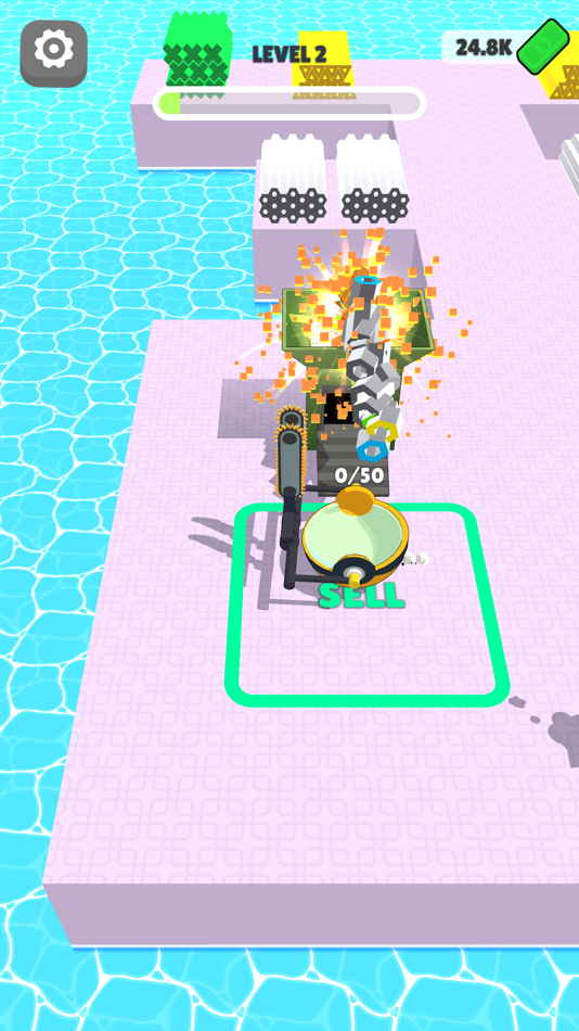 #1. Slicing Land (iOS) 게시자: Broken Mug Studio