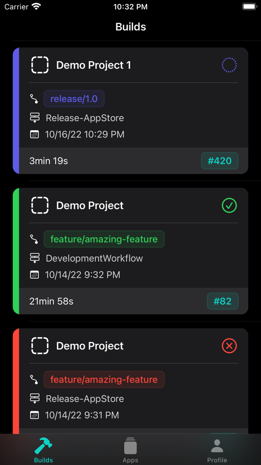 #1. Botrise: Bitrise Client (iOS) By: Krobe.net