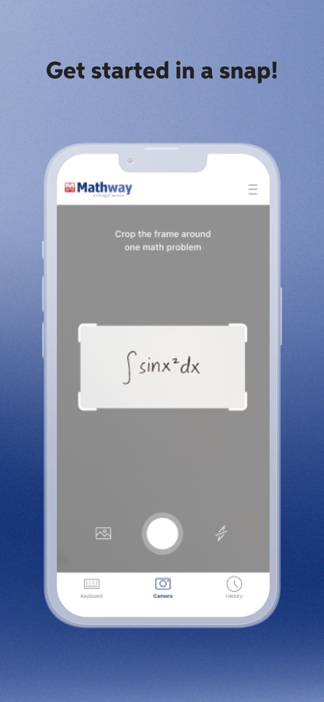 Mathway: Math Problem Solver - Effortless Problem Entry