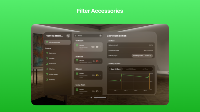 ‎HomeBatteries for HomeKit Screenshot