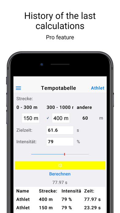 Temporun calculator Screenshot