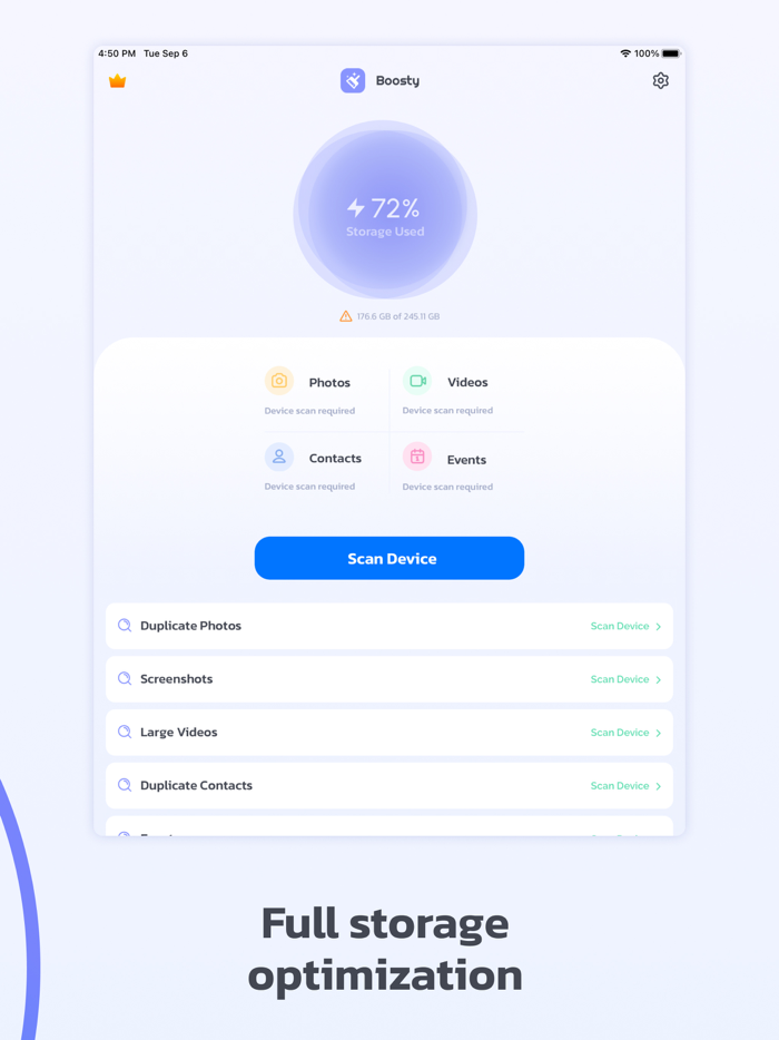 Boosty Smart Storage Cleaner