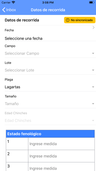AgroTI Recorridas Screenshot