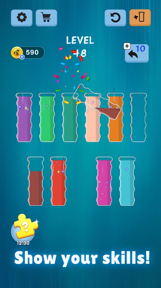 #3. Water Color Sort (iOS) 来自: Vnstart LLC