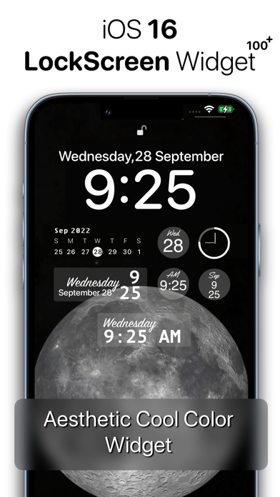 LockScreen Color Widget Coolのおすすめ画像1