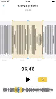 audio trimmer - trim audio iphone screenshot 1