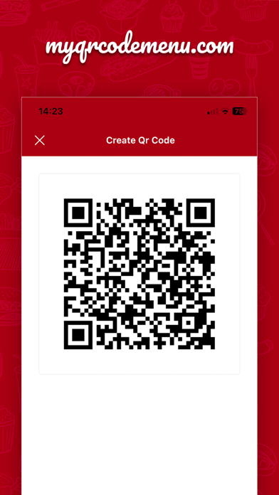 MyQrCodeMenu Business Screenshot