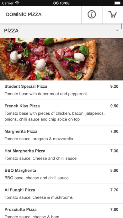 Dominic Pizza - York Screenshot