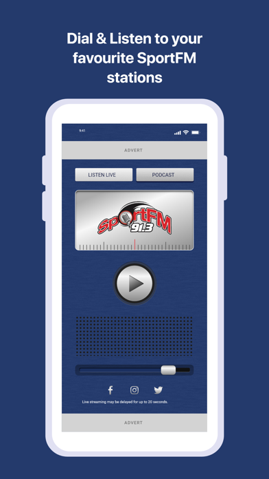 SPORT FM RADIO Screenshot