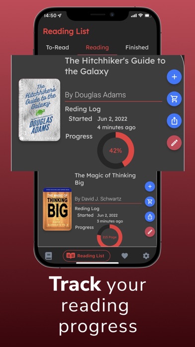 Bookshelf: Book Tracker, Club Screenshot