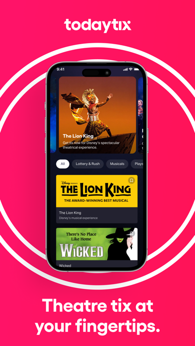 Screenshot #1 pour TodayTix – Broadway Tickets