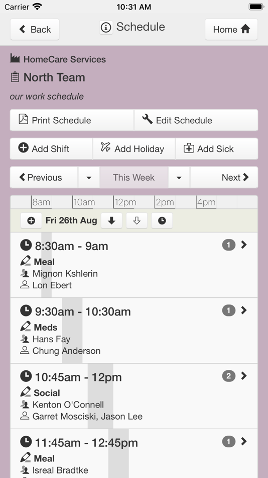#3. ShiftApp - Employee Scheduling (iOS) 由: Jason Lee Limited