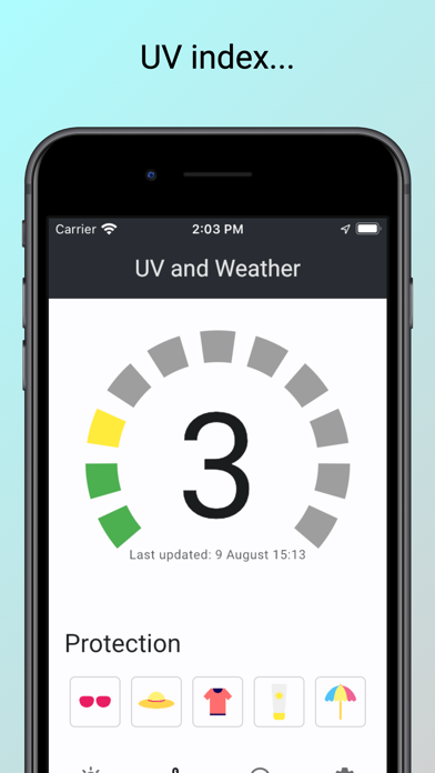 Screenshot #1 pour UV + Weather