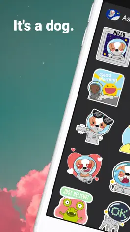 Game screenshot Astronaut Dog Stickers mod apk