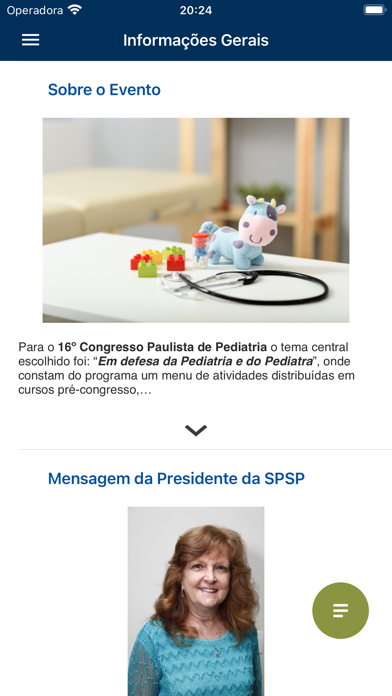 Congresso Paulista Pediatria Screenshot