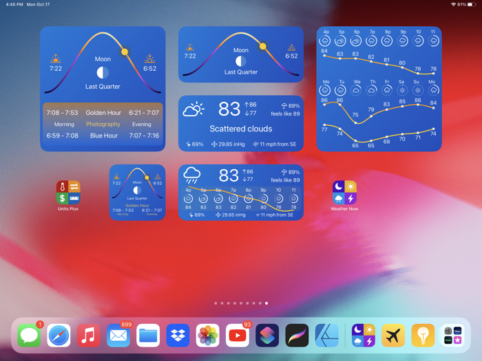 Weather Now Live Widgets