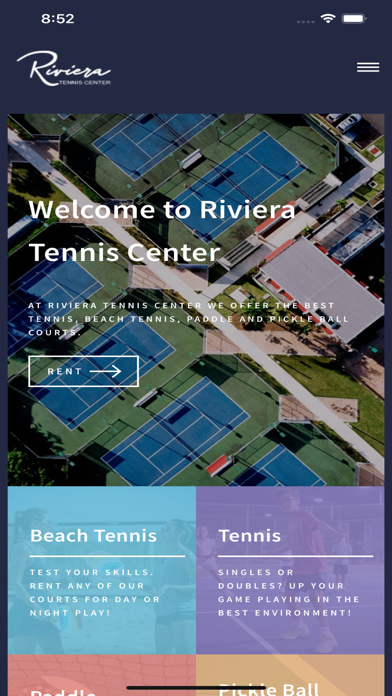 Riviera Tennis Screenshot