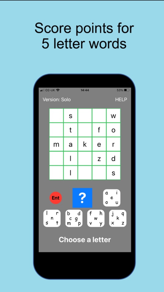 #2. Fiveword (iOS) By: PETER JAMES SIDES