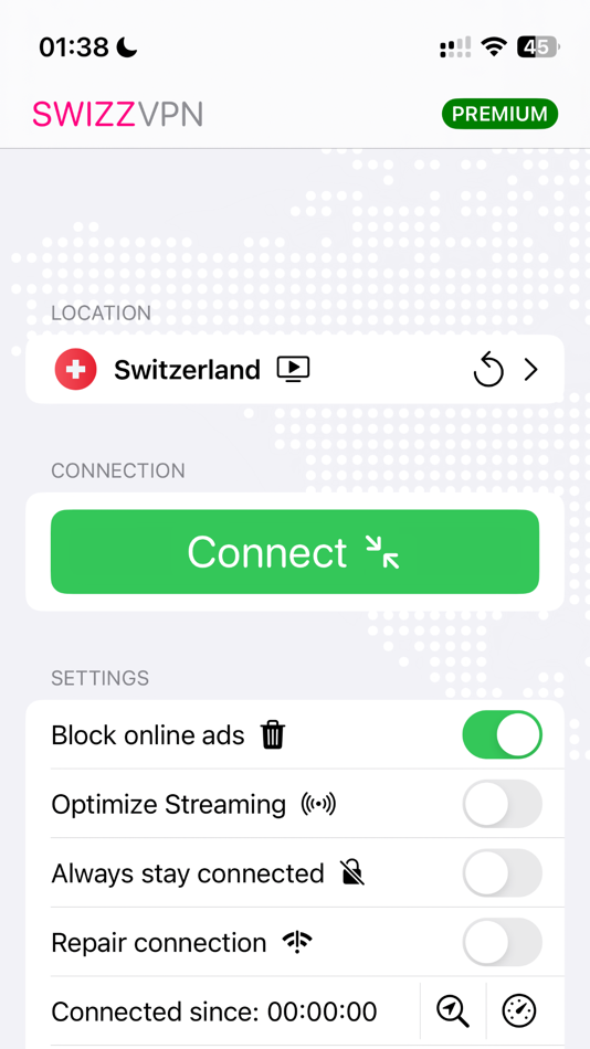 SwizzVPN: VPN from Switzerland - 4.7.2 - (macOS)