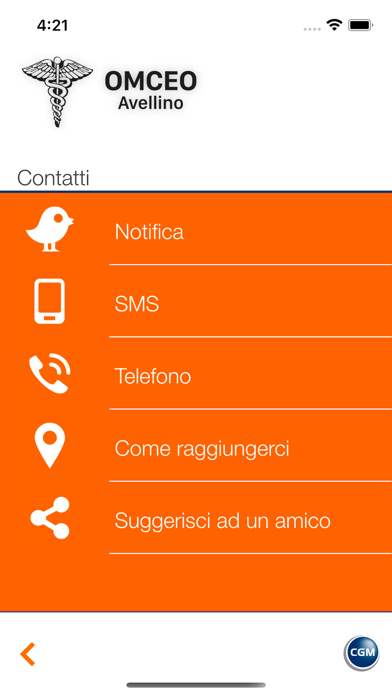 XINFO OMCEO Avellino Screenshot
