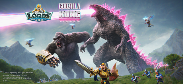 ‎Lords Mobile Godzilla Kong War Screenshot