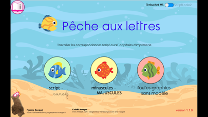 Pêche aux lettres Screenshot