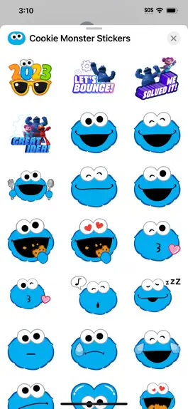 Game screenshot Cookie Monster Stickers mod apk