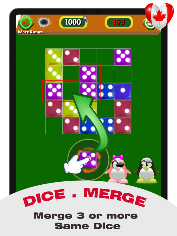 Screenshot #4 pour Fun 7 Dice: Merge Block Puzzle
