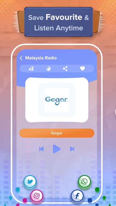 Malaysia FM Radio Relax Screenshot
