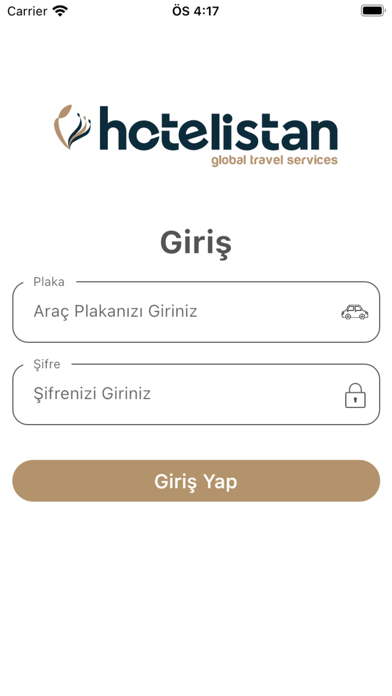 Hotelistan Driver App Screenshot
