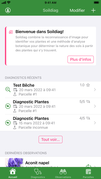 Screenshot #1 pour Soildiag