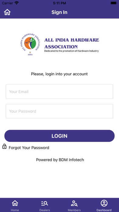 All India Hardware Association Screenshot