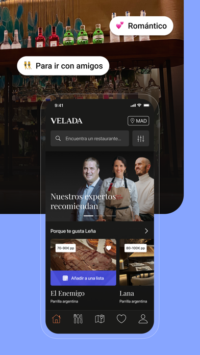 Screenshot #2 pour Velada · Restaurantes top