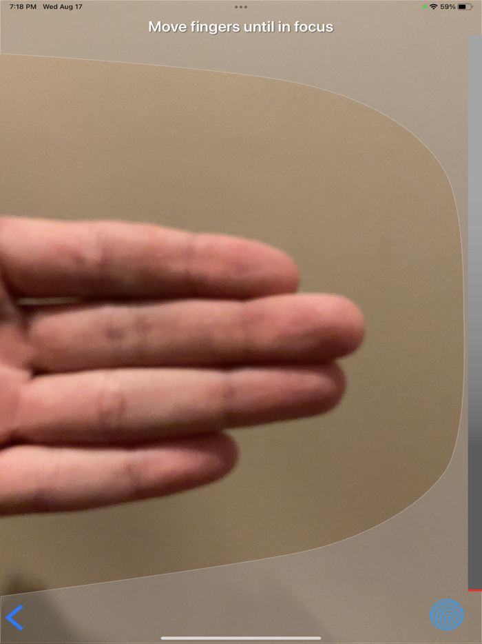 ONYX Touchless Fingerprinting